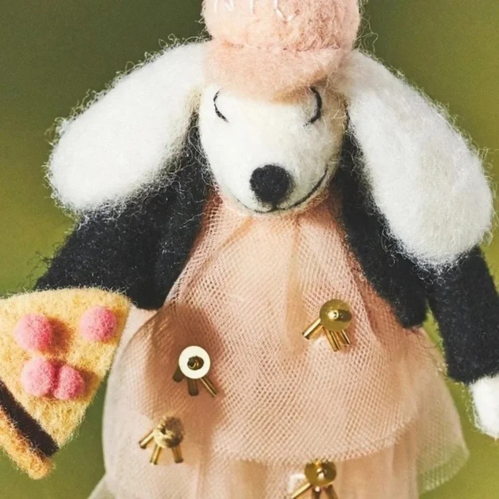 Nwt Anthropologie Travel Poodle New York Christmas Ornament